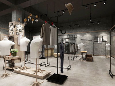 创意服装店装修效果图