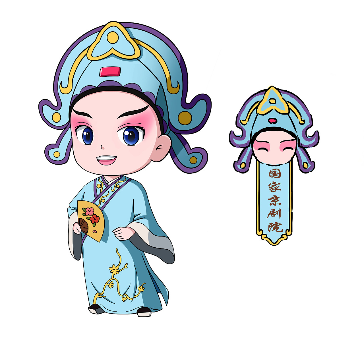 融合国粹与时尚 Q版卡通戏曲主题皮革制品销售新趋势